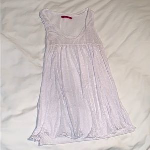 Babydoll burnout top